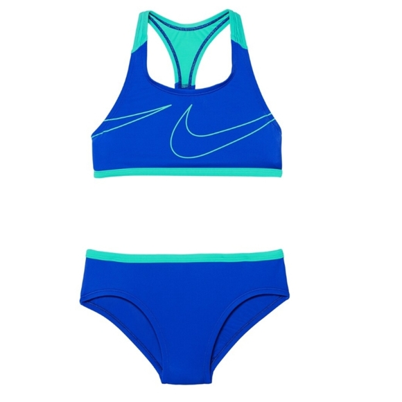 Nike Other - 🆕️  Nike 2-Pc. Swooch Racerback Bikini Swimsuit LP